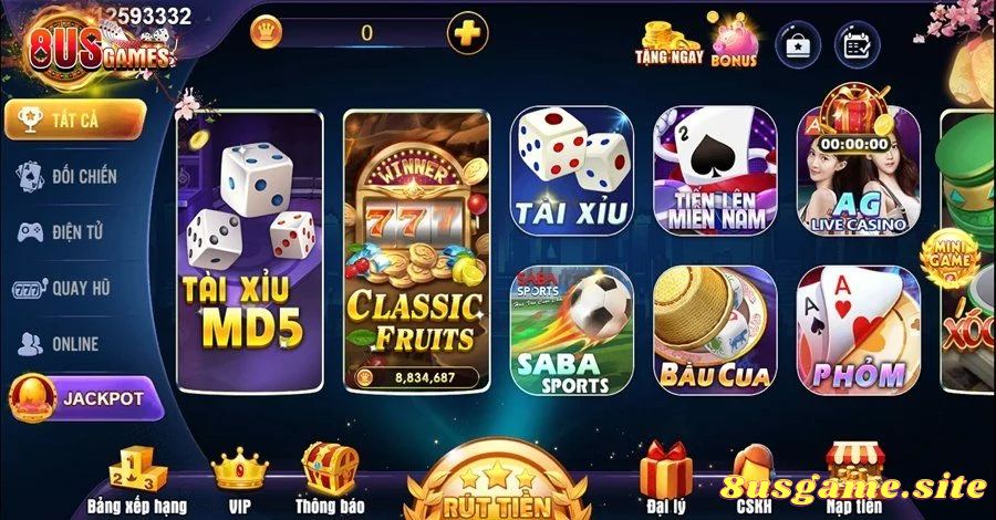 Giới thiệu sân chơi 8US Game